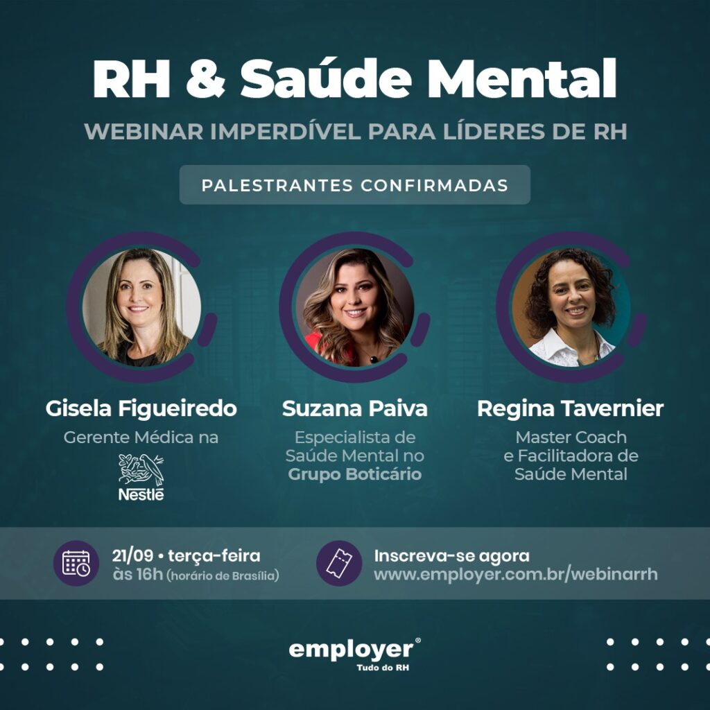 Webinar explica a importância da saúde mental dos colaboradores