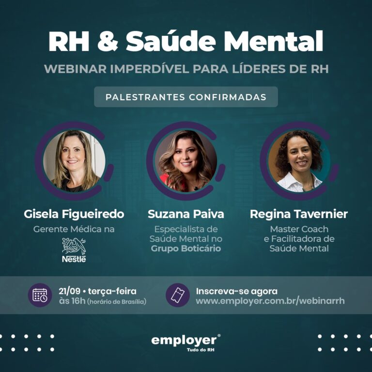 Webinar explica a importância da saúde mental dos colaboradores