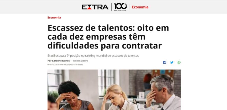 Escassez de talentos: oito em cada dez empresas têm dificuldades para contratar