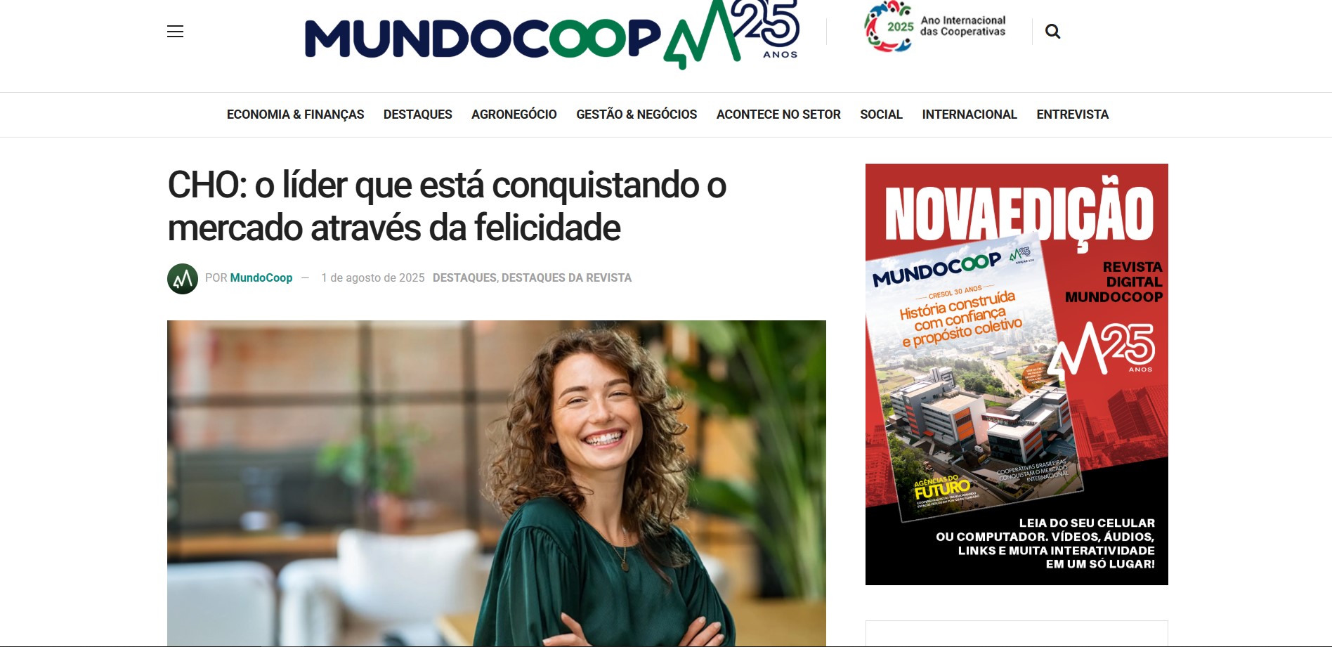 CHO: O líder que está conquistando o mercado através da felicidade